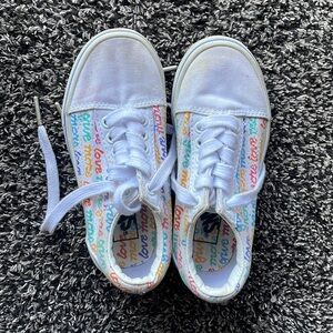 Toddler girls vans size 11